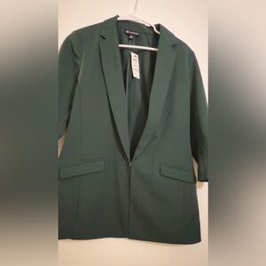 INC International Concepts Green Blazer with Notched Lapel (same style as last)